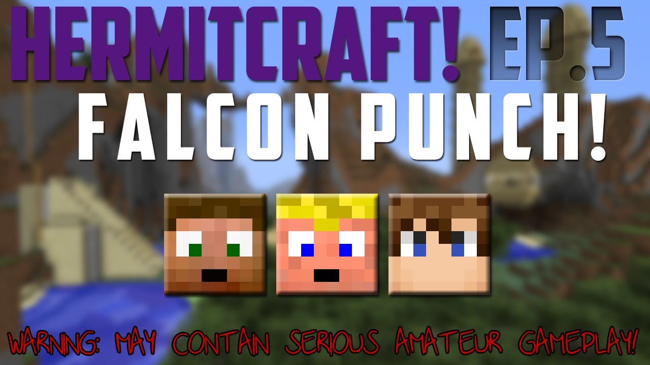HermitCraft! - Ep.5 - Falcon Punch! - The Pixel Nerds
