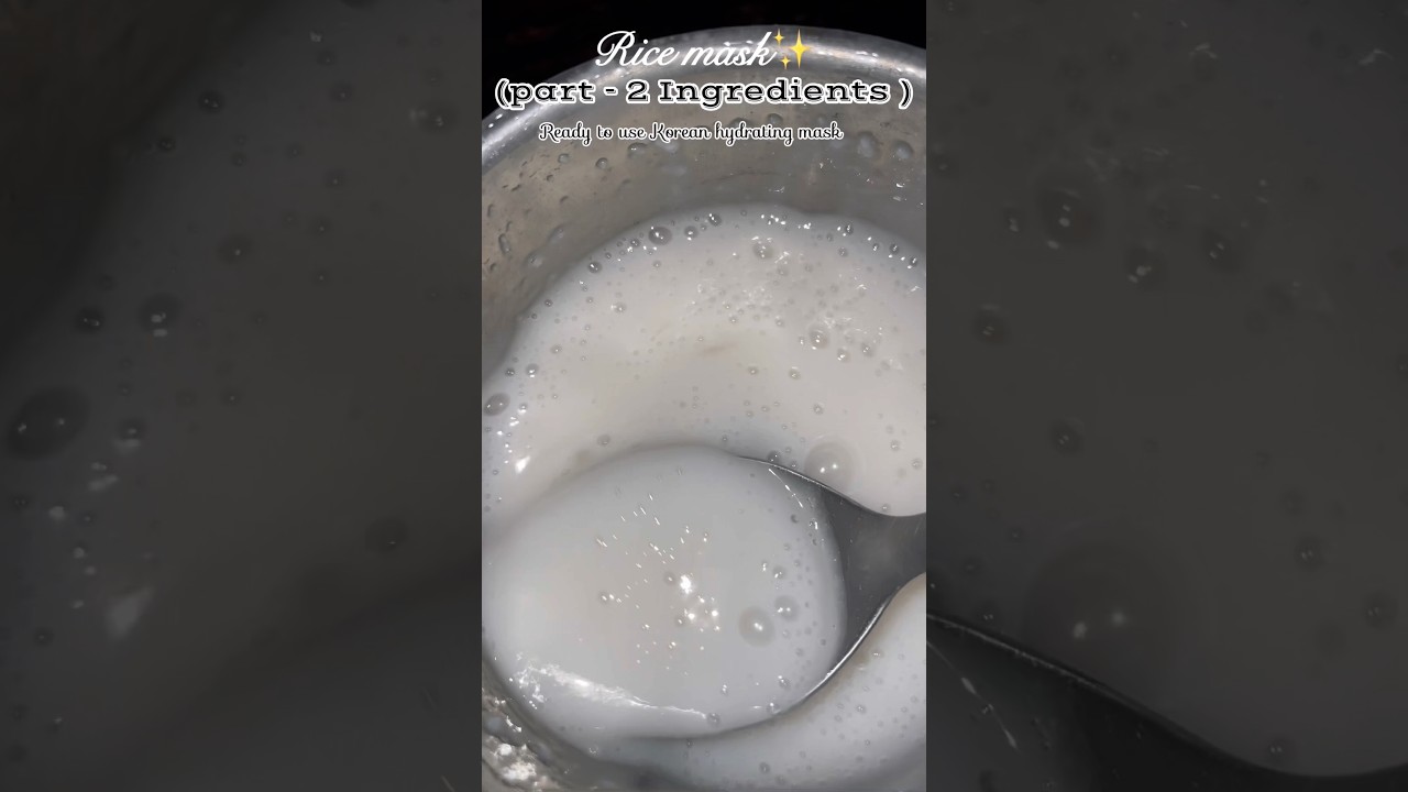 Korean rice mask (Remedy)✨#video#youtubeshorts #shortsfeed #shorts #ytshorts #shortsvideo #glassskin