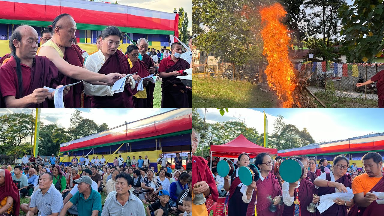 Kyabje Dudjom Rinpoche is performing Jinser puja ✨🙏for the settler of Choephelling #tibetanyoutuber✨
