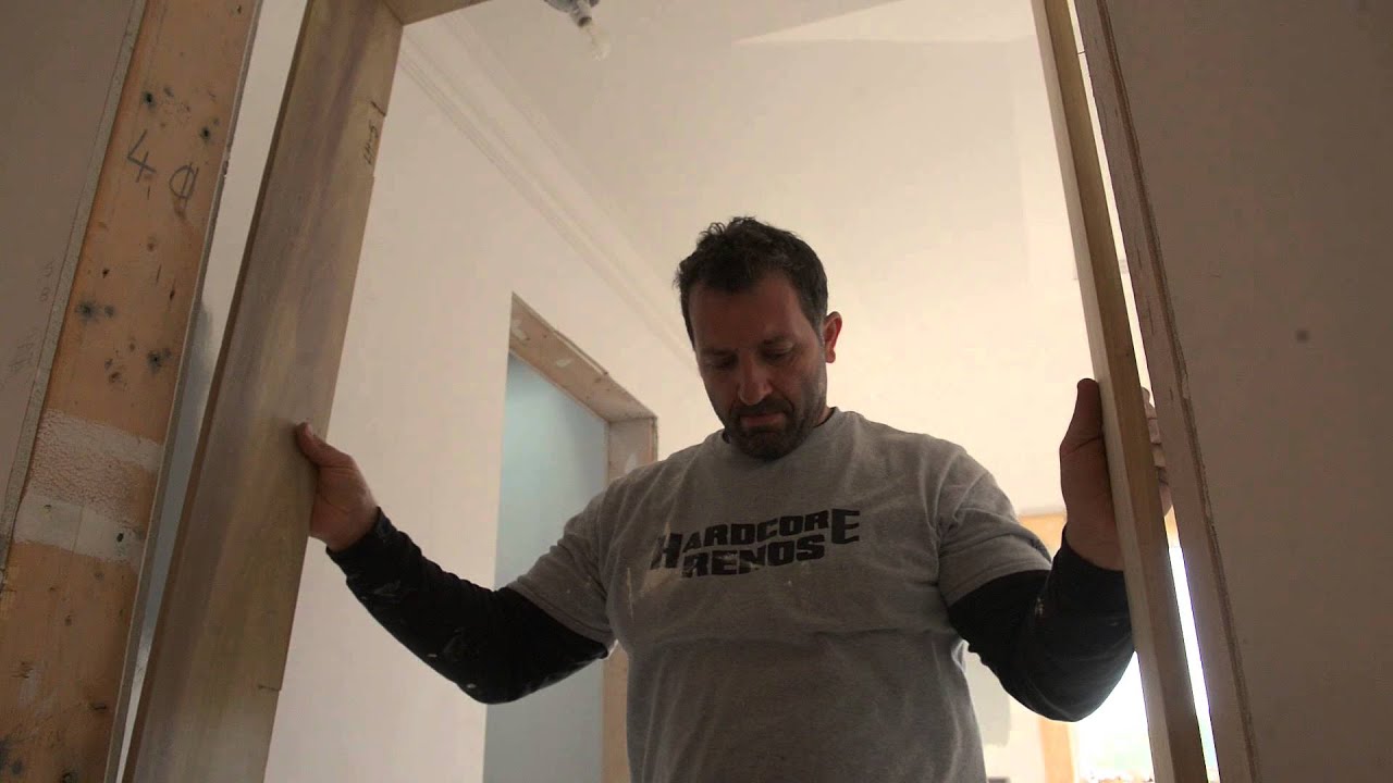 Manny walks you through installing a door Episode # 200 Hardcore Renos