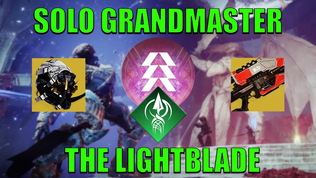 Solo Lightblade GM w/ Mask of Fealty & Ice Breaker (Platinum, 