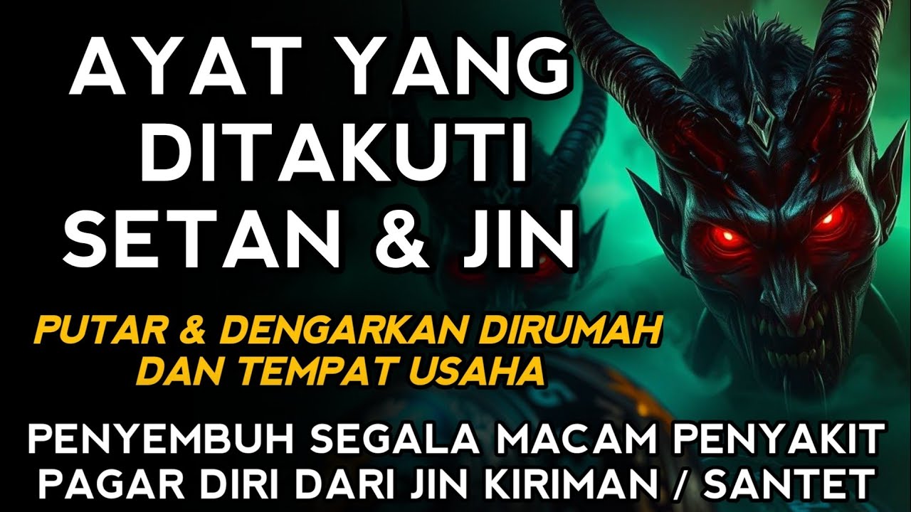 RUQYAH RUMAH PENGUSIR JIN, SETAN & SIHIR DI RUMAH & TUBUH, PENENANG HATI DAN FIKIRAN| BY ALAA AQEL