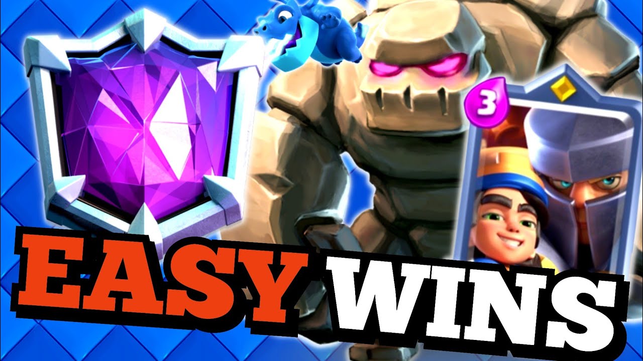 How to *REACH* Ultimate Champion with Golem Pump - Clash Royale