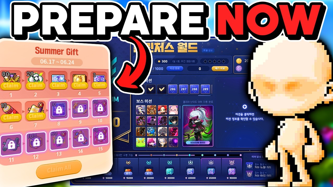 Как подготовиться к выходу обновления MapleStory Challenger World 3