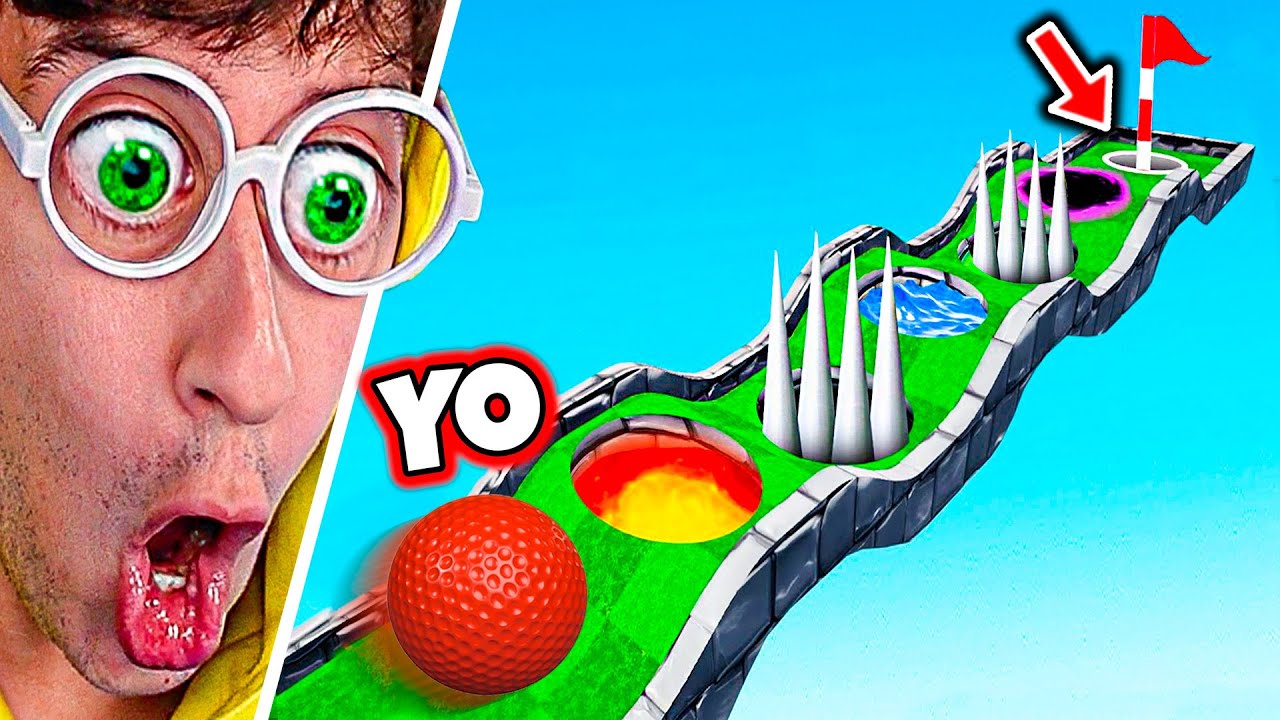 101% HOYO TROLL ⛔! (Récord Guinness de FAILS 😂⛳) - Golf it