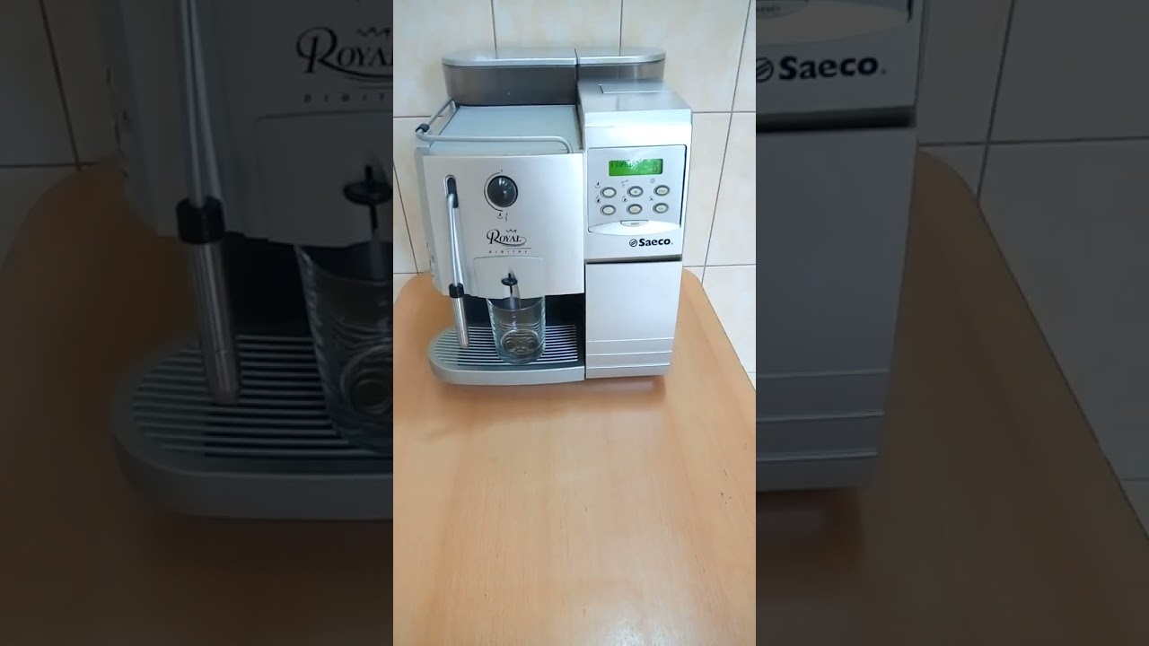 Работа моей кофемашины Saeco Royal Digital