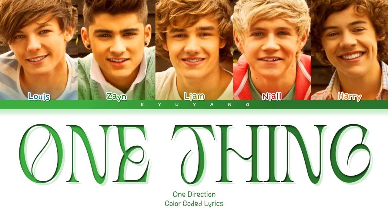 One Direction - One Thing | Color Coded Lyrics