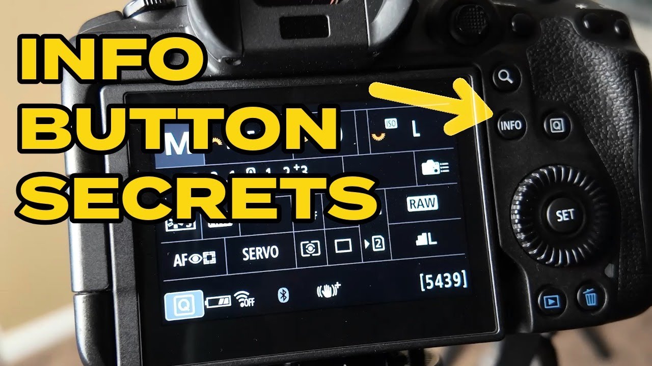 Кнопка Canon INFO: функция, которой не хватает каждому фотографу.