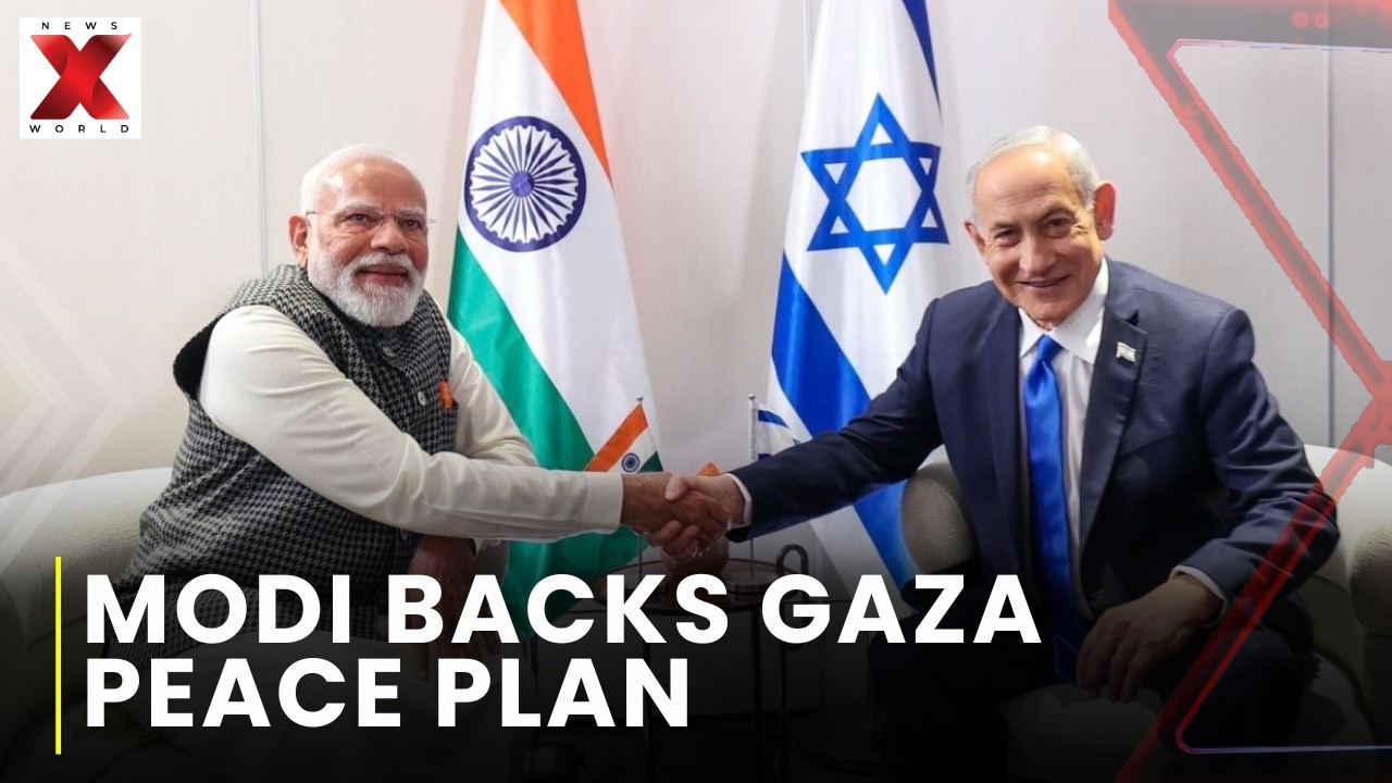 Narendra Modi Voices Strong Support for Gaza Peace Plan in Jerusalem | NewsX World