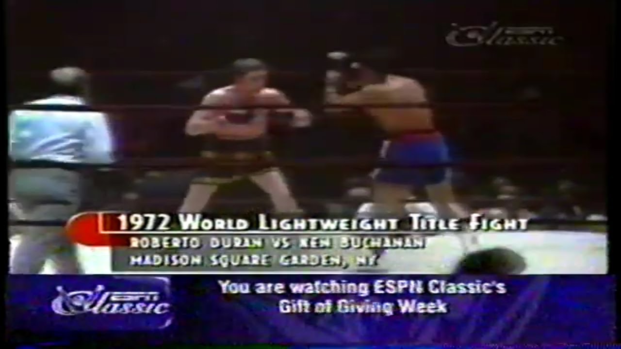 1972 Boxing:   Ken Buchanan vs Roberto Duran (Part 2)