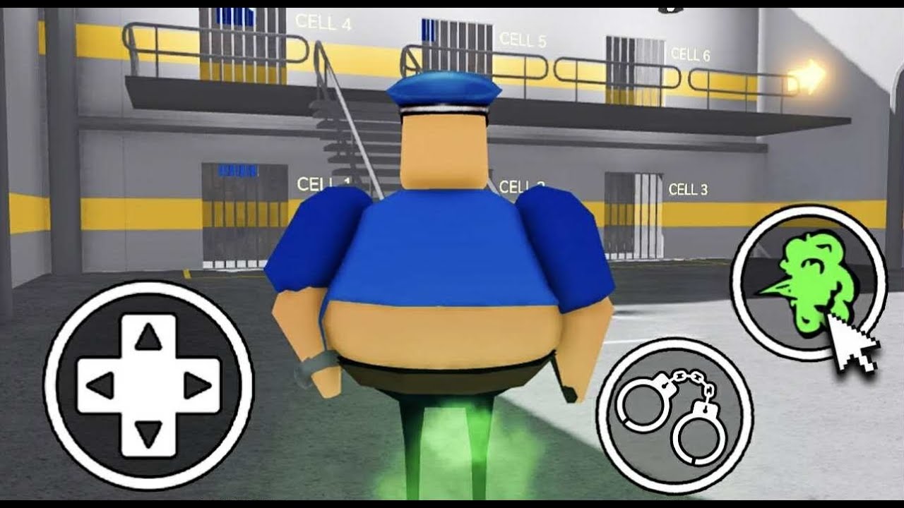 👮‍♂️💨 Roblox Fat Cop Prison Escape Challenge! 😂👮‍♂️💨