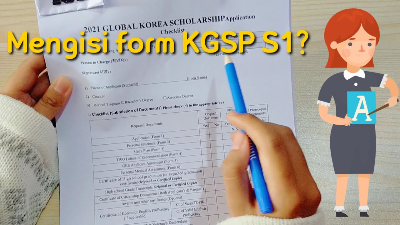 Mengisi Form KGSP UNDERGRADUATE / S1