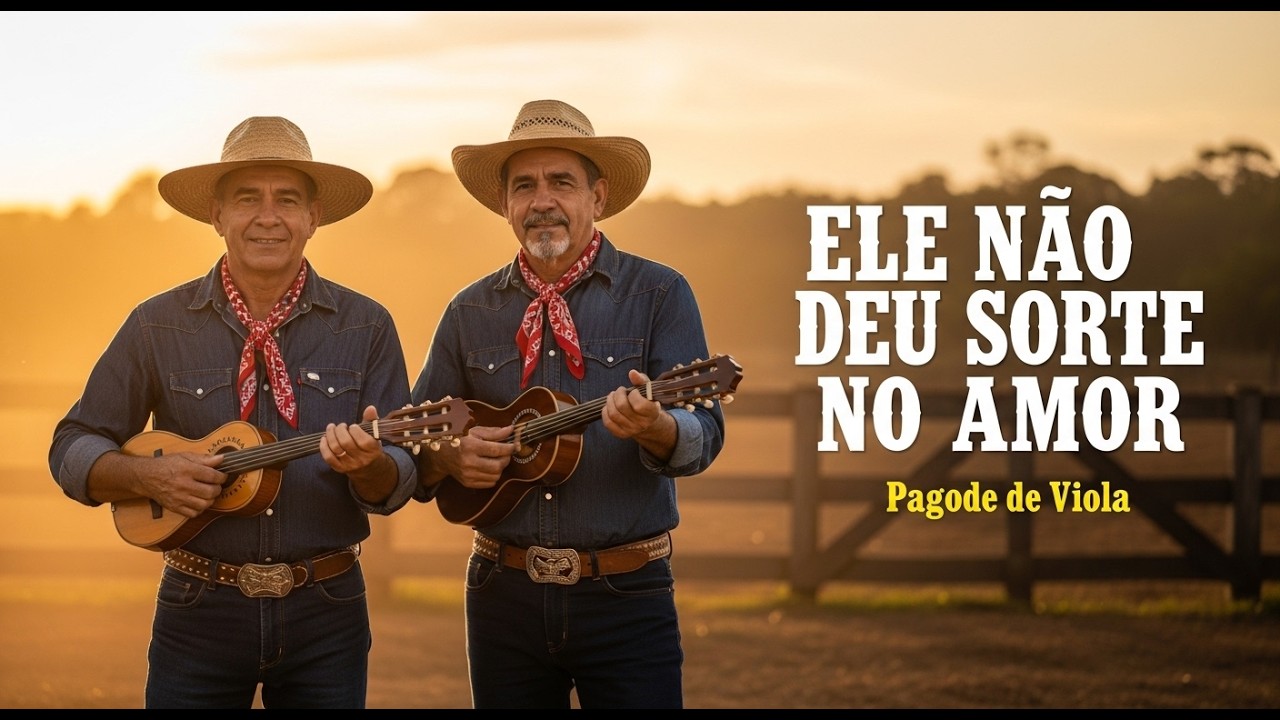 ELE N&Atilde;O DEU SORTE NO AMOR | Mod&atilde;o de Viola Caipira (Pagode de Viola) | Sertanejo Raiz