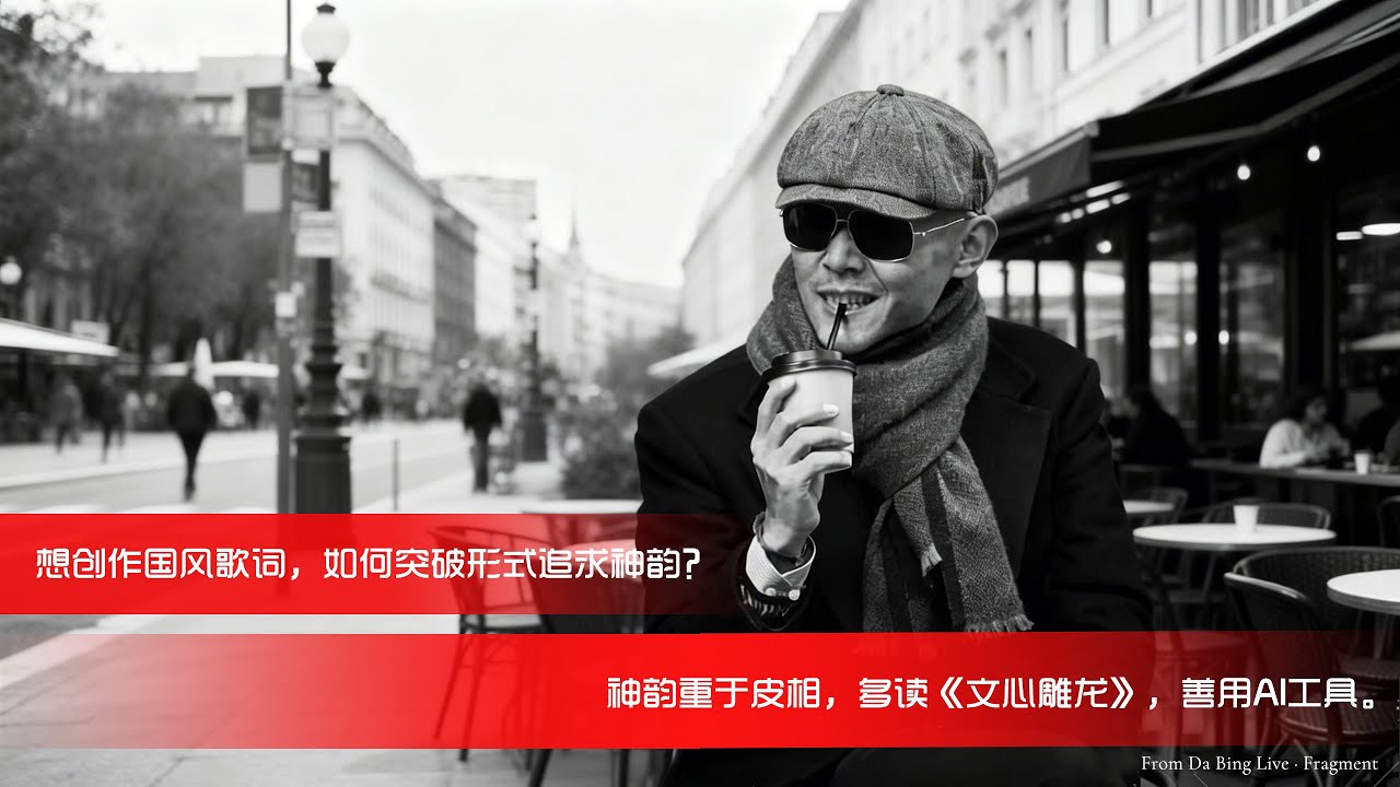 想创作国风歌词，如何突破形式追求神韵？大冰：神韵重于皮相，多读《文心雕龙》，善用AI工具。