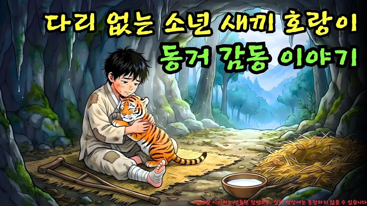 👉 다리를 잃은 소년과 어미를 잃은 새끼 호랑이… 두 생명은 왜 한 동굴에서 함께 살게 되었을까? 세상에서 가장 기이한 우정 | 야담 |옛날이야기 |민담 |전설 | 설화