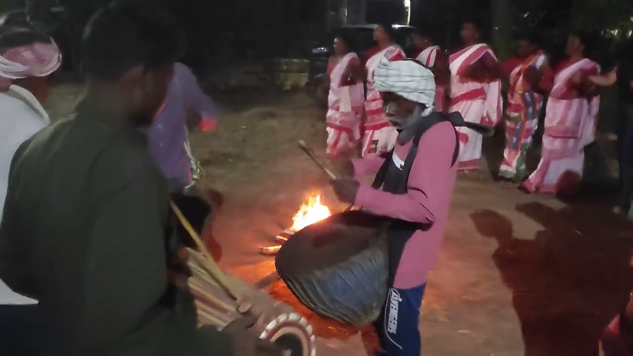 Joined a tribal group for singing and dancing