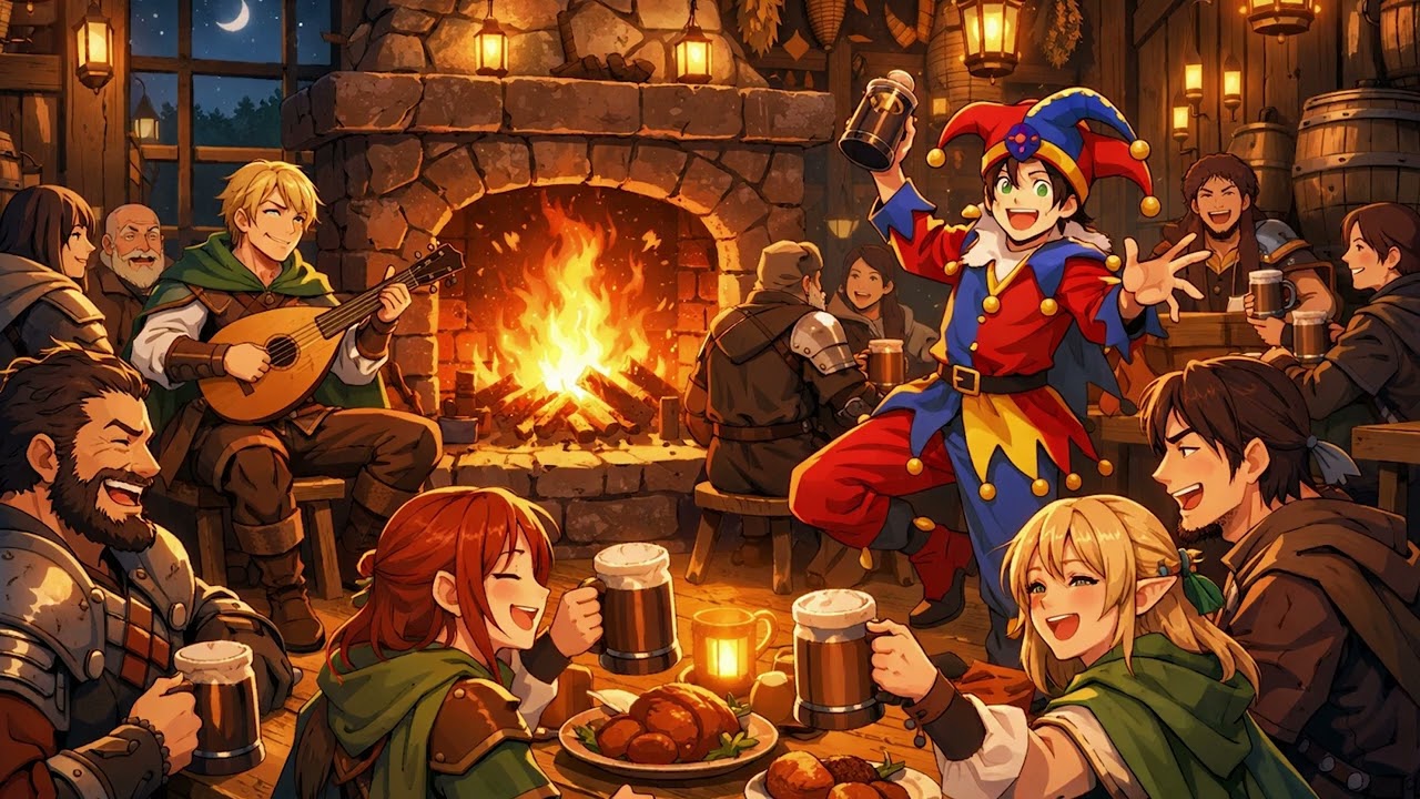 The Roaring Hearth | A Medieval Tavern Song of Ale, Cheer, and Adventure