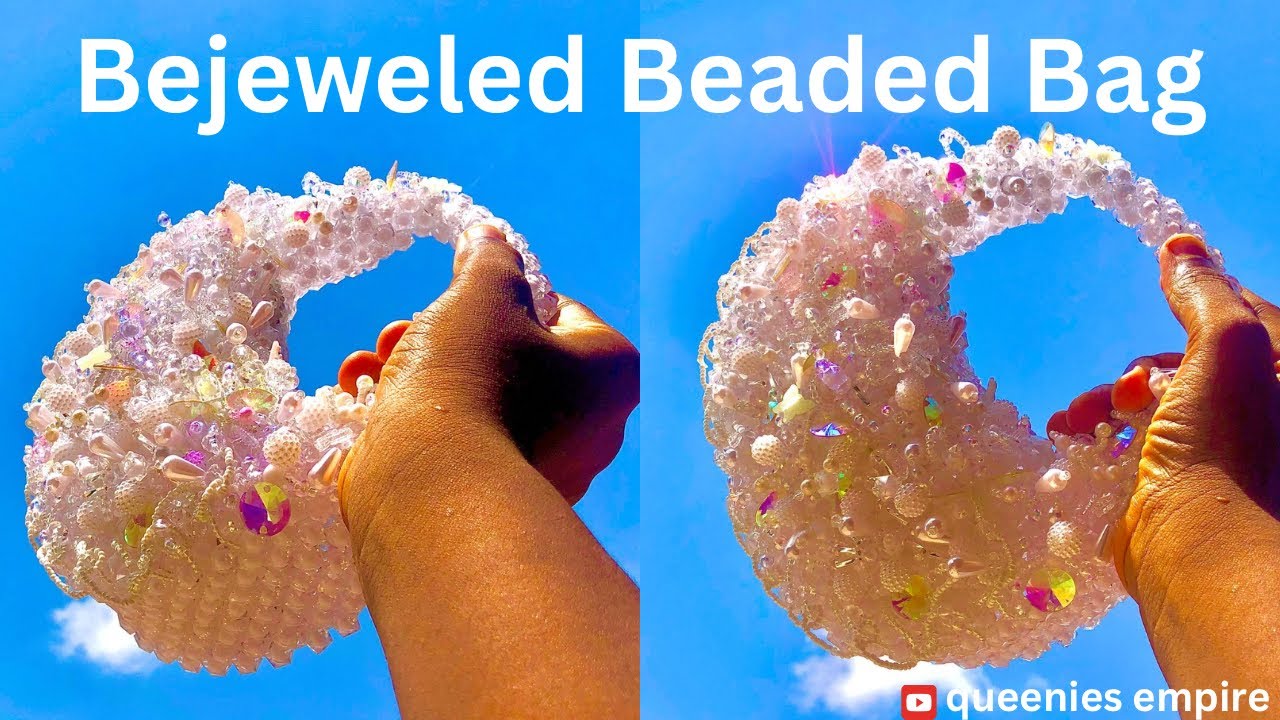 HOW TO BEJEWEL A BEADED BAG
