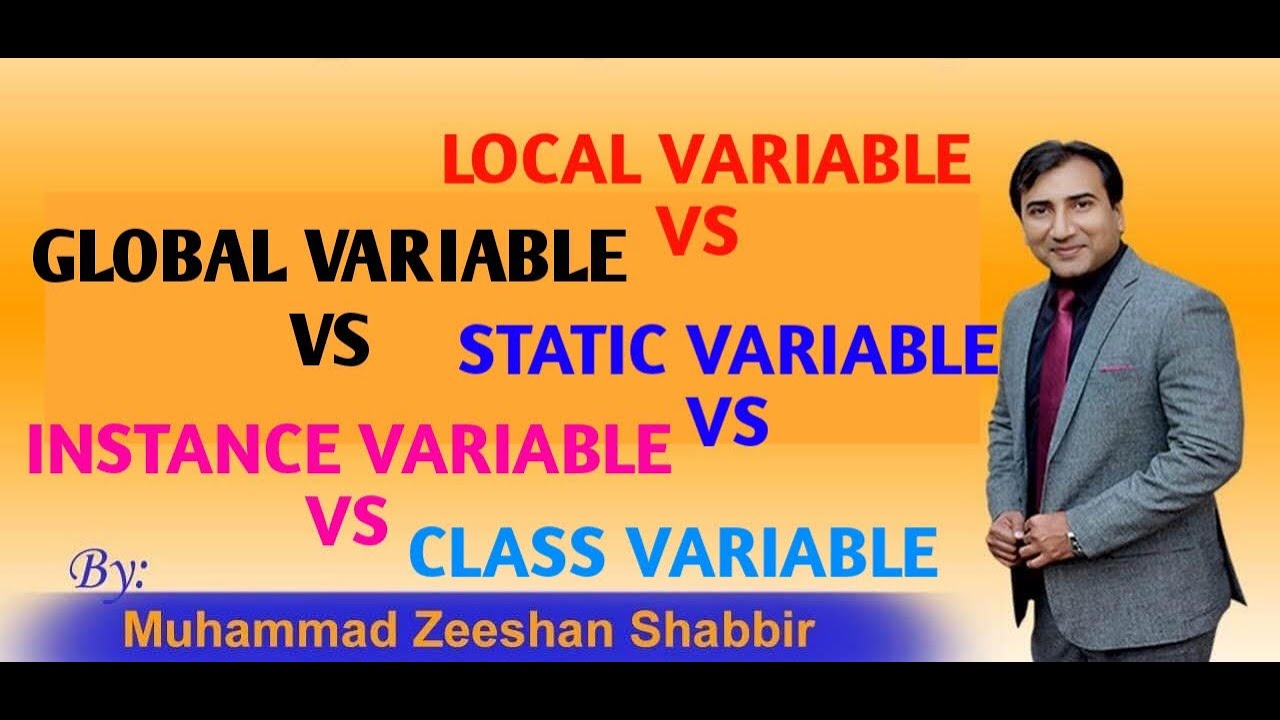 Types of Variables in C/C++ Language | Local,Global,Static,Instance & Class Variables in C/C++ | OOP