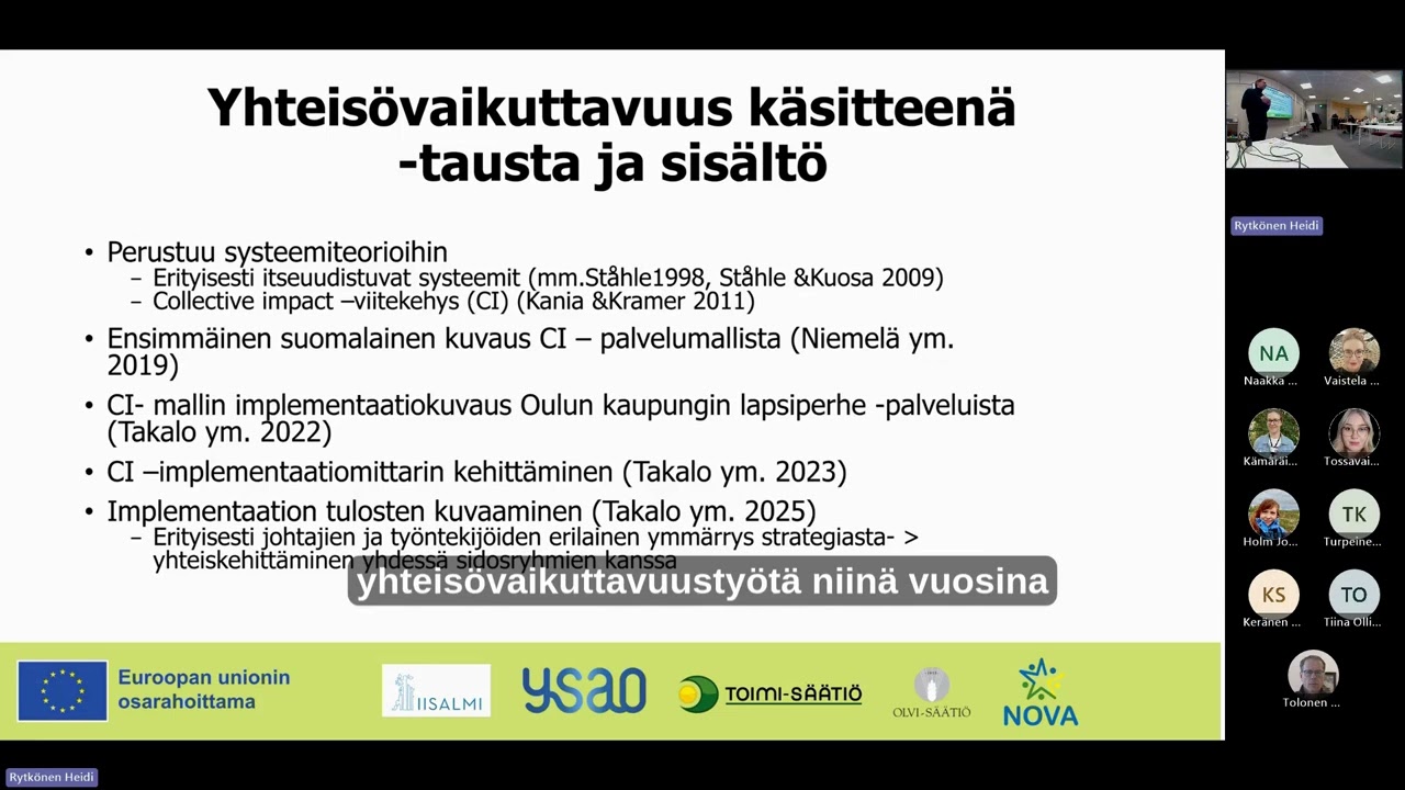 Yhteisövaikuttavuus - monta toimijaa, sama päämäärä Talkoot 2.0