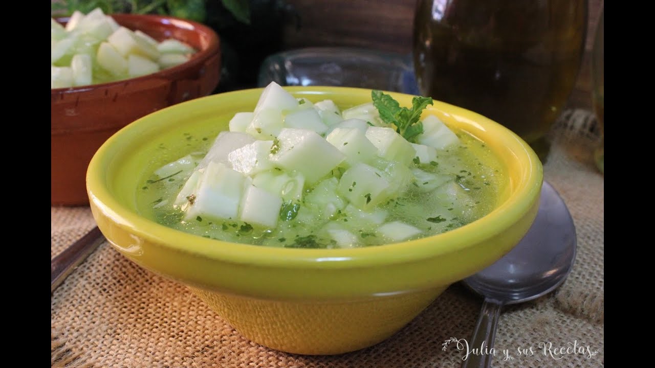 Gazpacho de pepino a la antigua 😋2 VERSIONES!!
