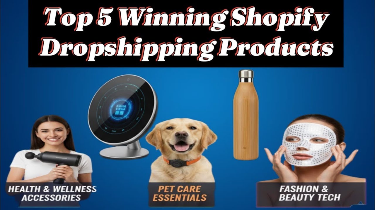 From Zero to Profit|5 Shopify Dropshipping Products|Step-By-Step Breakdown!