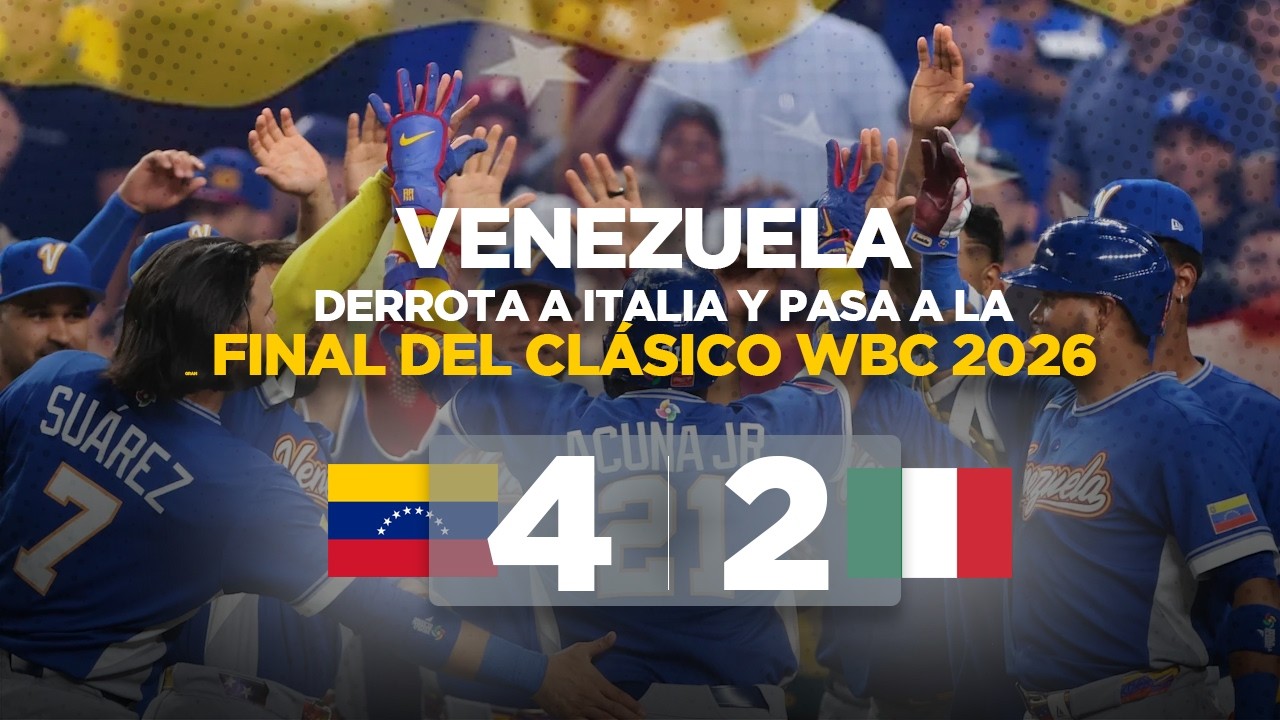 ¡Histórico! Venezuela somete a Italia y se cita con Estados Unidos en la Gran Final del CMB