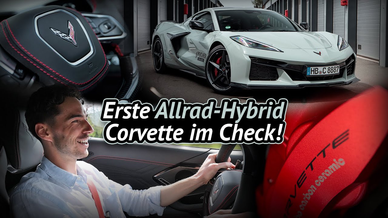 Corvette E-Ray | 643 PS Allrad Hybrid Sportwagen | Walkaround & Testfahrt | Deutsch