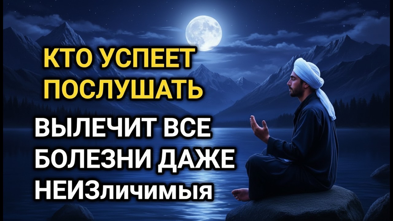 ☝️🌟🌹 ИСЦЕЛЯЕТ ВСЕ БОЛЕЗНИ И ДАЖЕ ТЯЖЁЛЫЕ И НЕИЗЛЕЧИМЫЕ! дуа Всевышнему Аллаху 🤲🔑💯