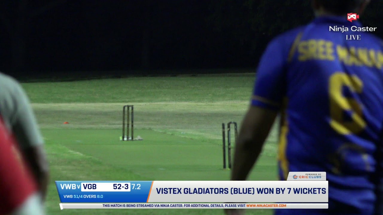 ACC - VISTEX CUP 2025 - Vistex Warriors (BLACK) Vs Vistex Gladiators (BLUE)