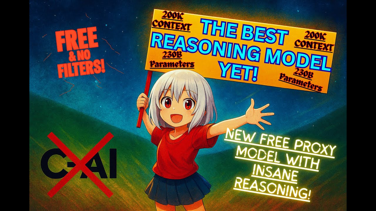 ЛУЧШАЯ новая БЕСПЛАТНАЯ прокси-модель уже здесь! REASONING + 200 КБ контекстного размера! (ПОКА D...