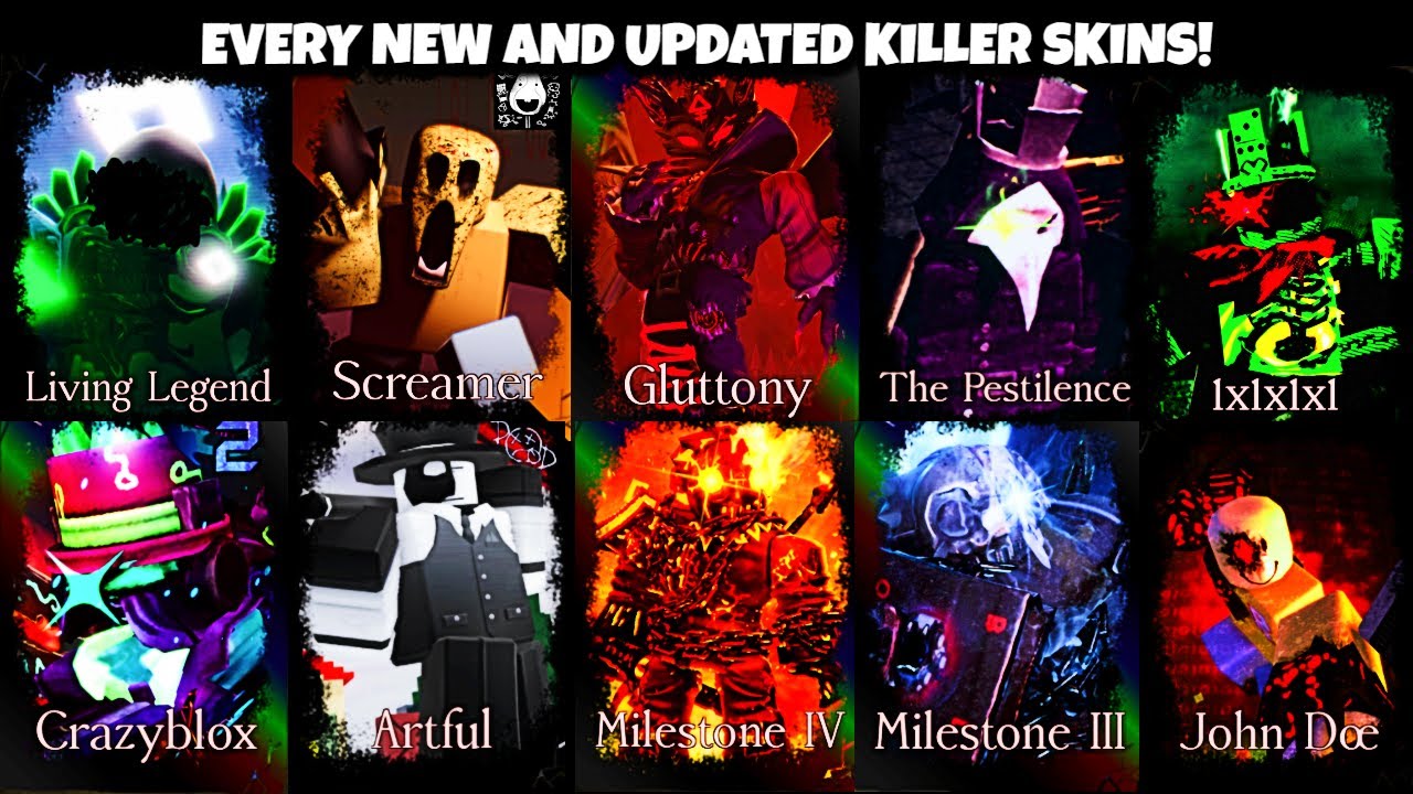 WINNING WITH EVERY UPDATED KILLER SKIN in Forsaken