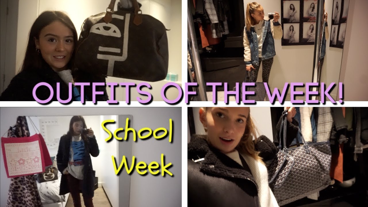 WHAT I WEAR IN A WEEK! | SCHOOL OUTFITS