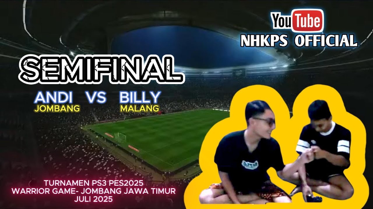 SEMIFINAL GOKIL!! ANDI VS BILLY, TURNAMEN PS3 WARRIOR GAME- JOMBANG JATIM