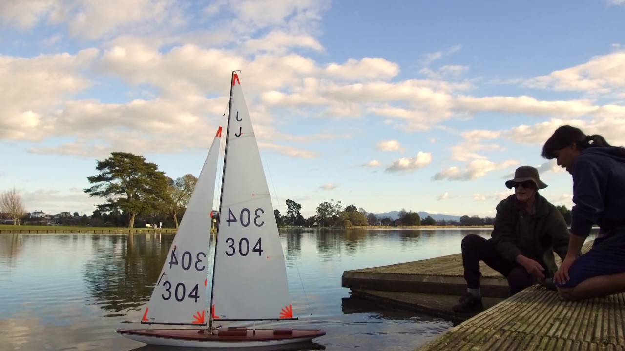 Hamilton Lake NZ J-Class Sailing