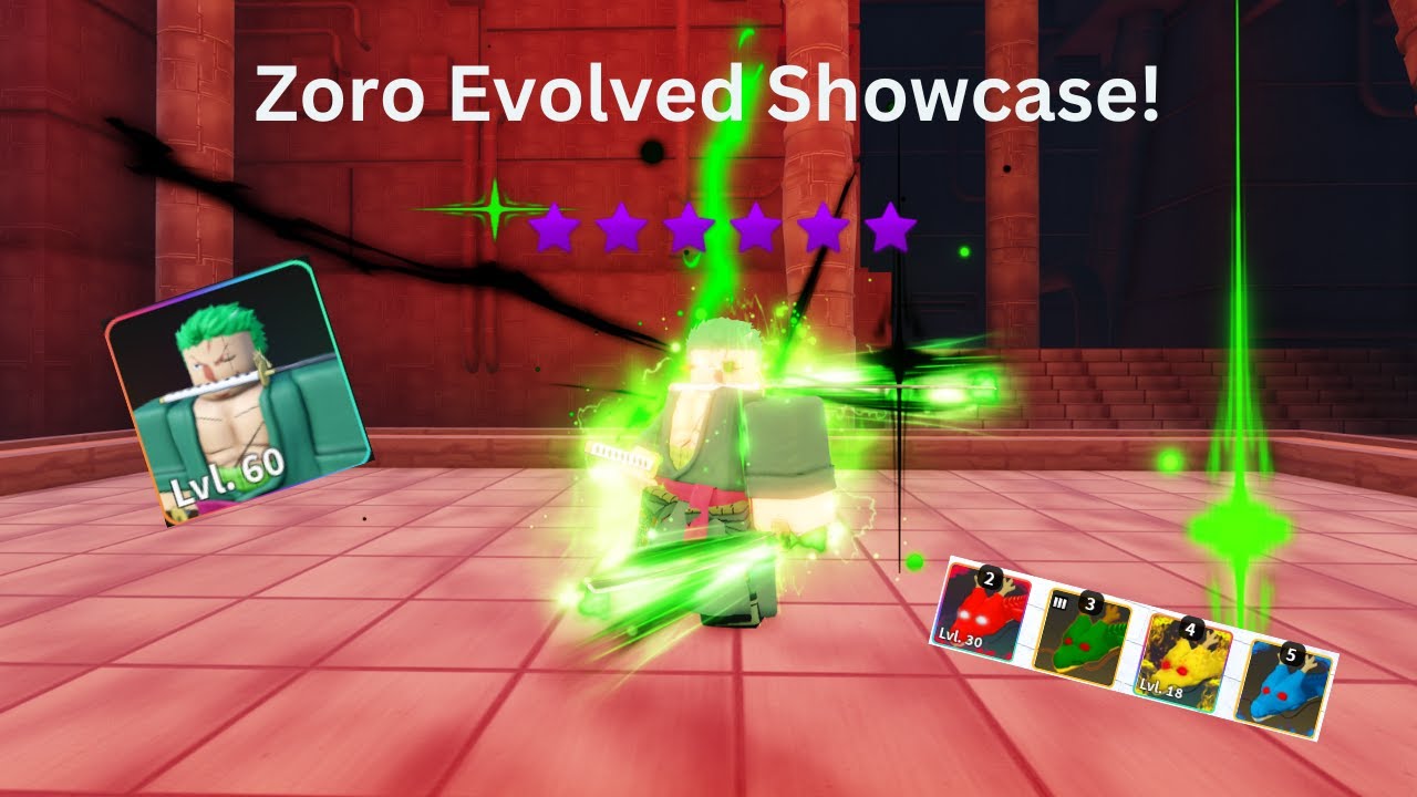 Zoro Evolved Showcase! (Ultimate Tower Defense)