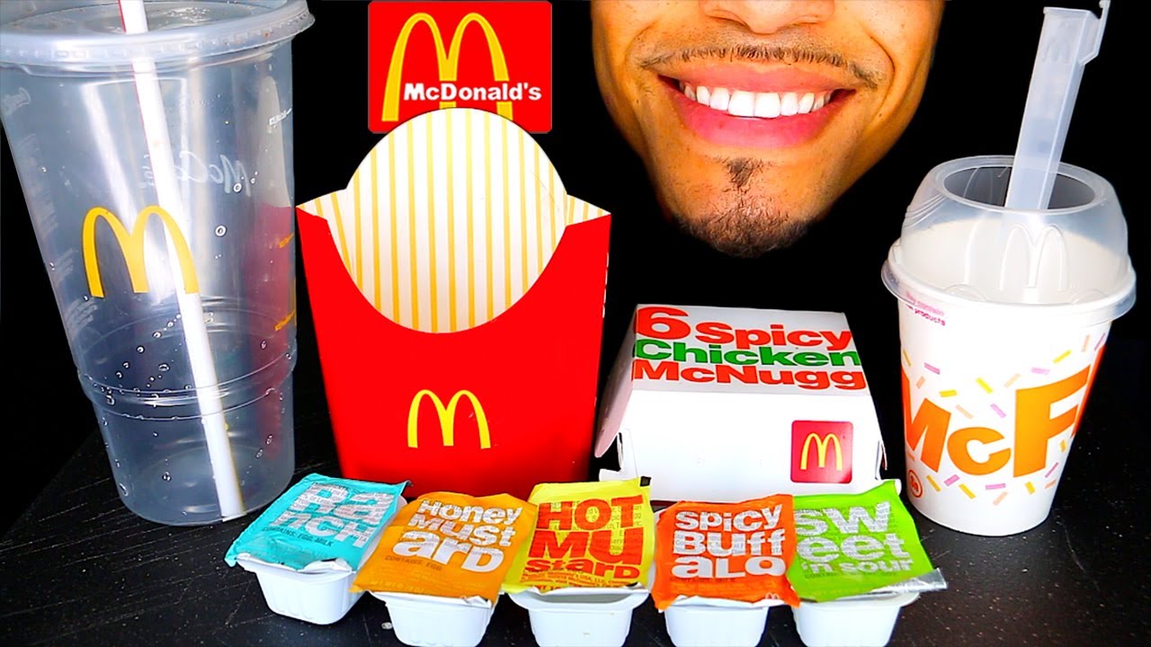 ASMR | MCDONALD'S AIR | NOTHING | NO FOOD | NO MONEY | EATING SHOW MOUTH SOUNDS | MUKBANG
