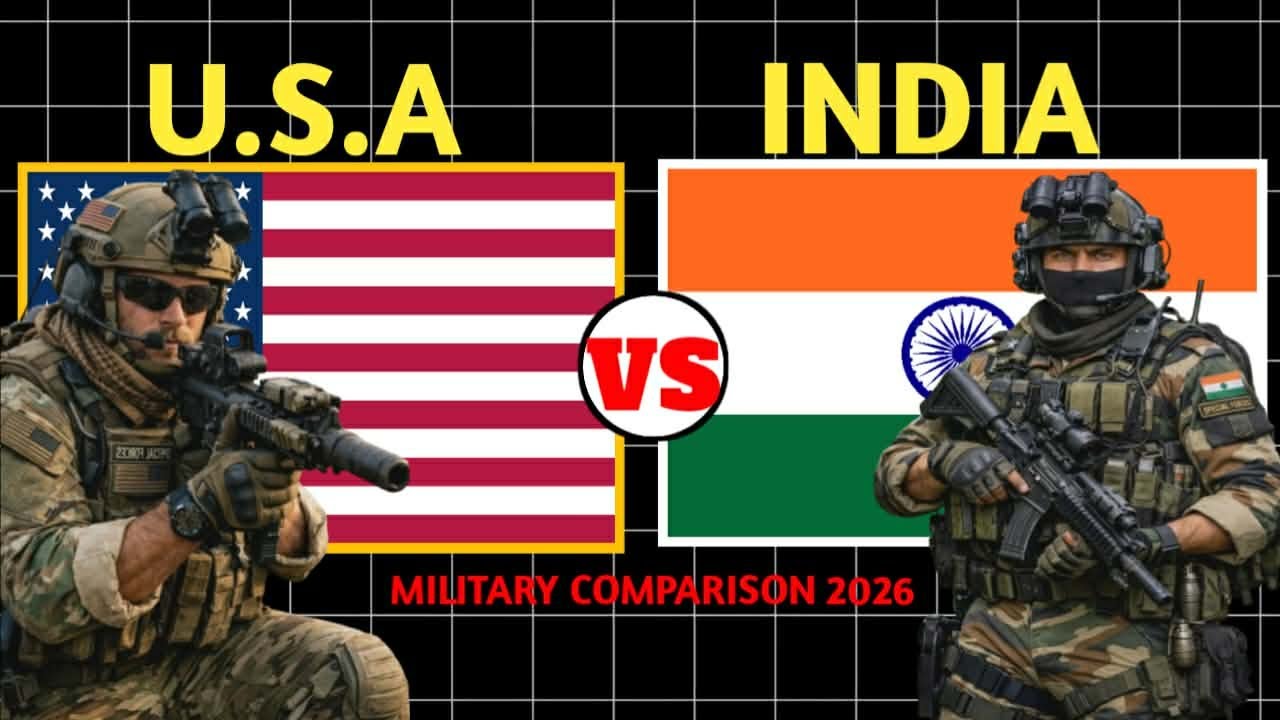 USA vs India Military Power 2026 ⚔️