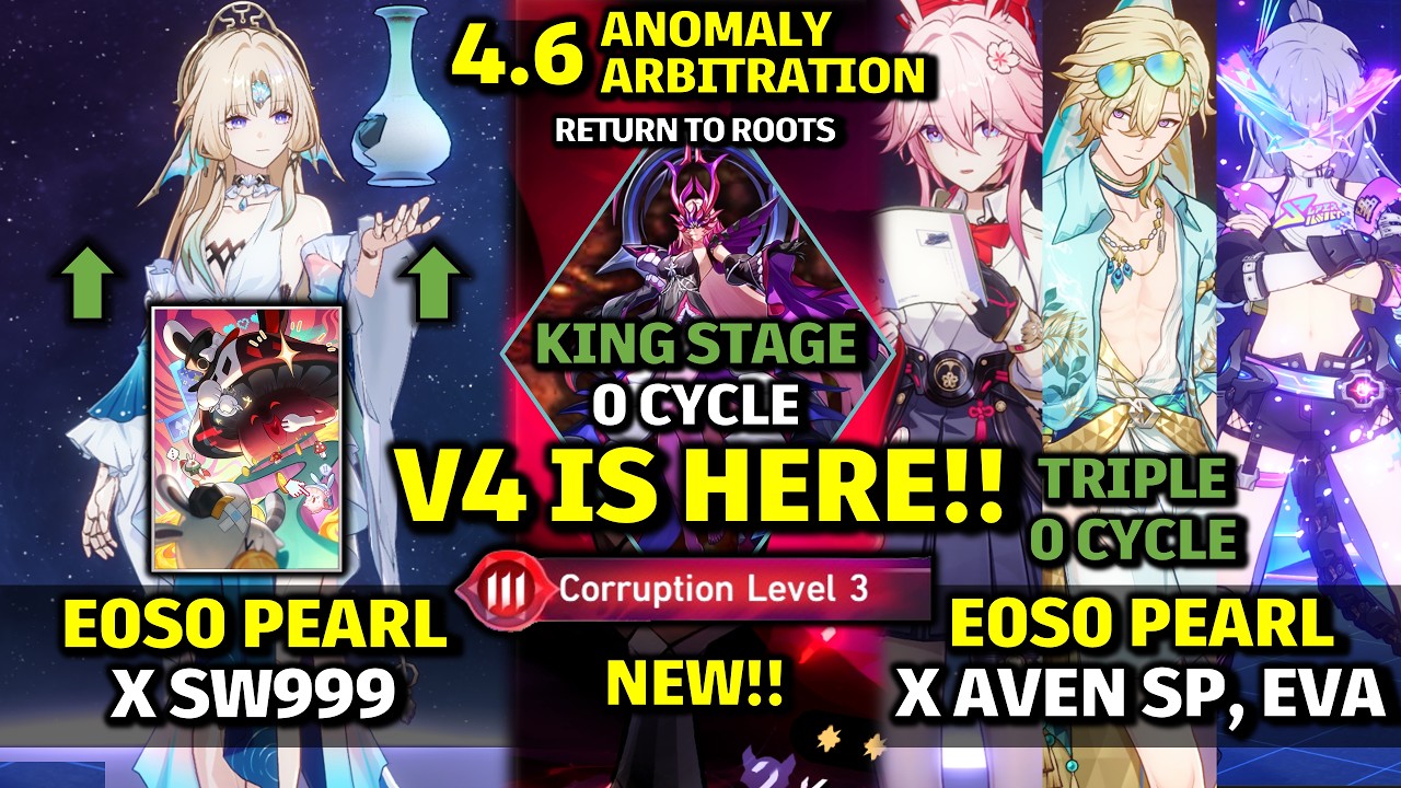 V4 IS HERE! E0S0 Pearl x SW999, Aventurine SP, Evanescia | NEW Anomaly Arbitration - HSR 4.6