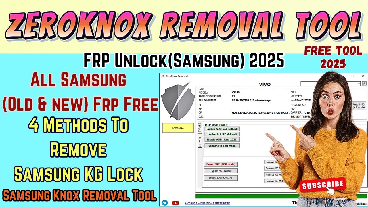 ZeroKnox Removal Tool 🔓 | Unlock Samsung FRP & KG Easily in 2025!