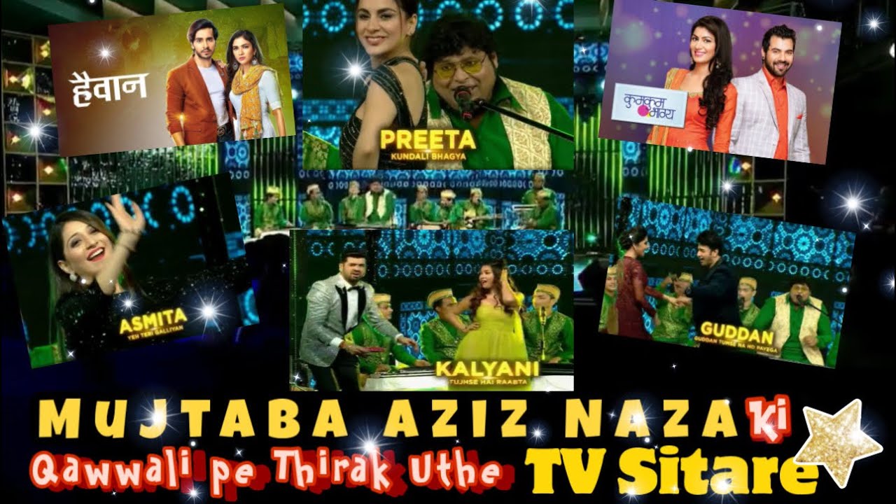 Zee Rishtey Awards | Actress Nominations by Mujtaba Aziz Naza in Qawwali @mujtabaaziznaza @zeetv