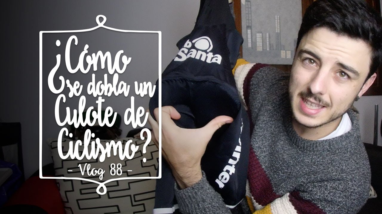 CÓMO DOBLAR UN CULOTE DE CICLISMO