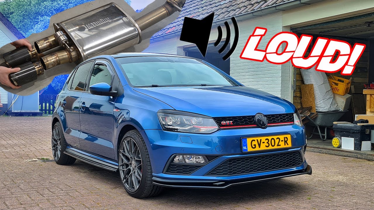 VOLKSWAGEN POLO GTI krijgt CUSTOM UITLAAT!