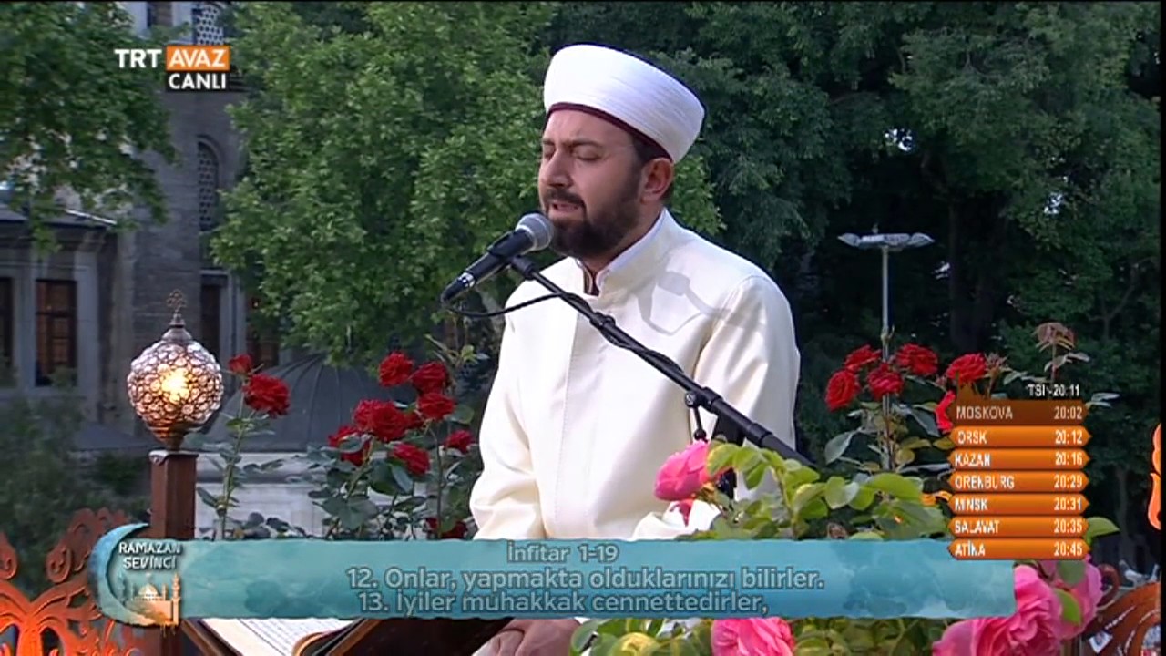 İnfitar Suresi ve Meali - Bünyamin Topçuoğlu - Ramazan Sevinci  --TRT Avaz