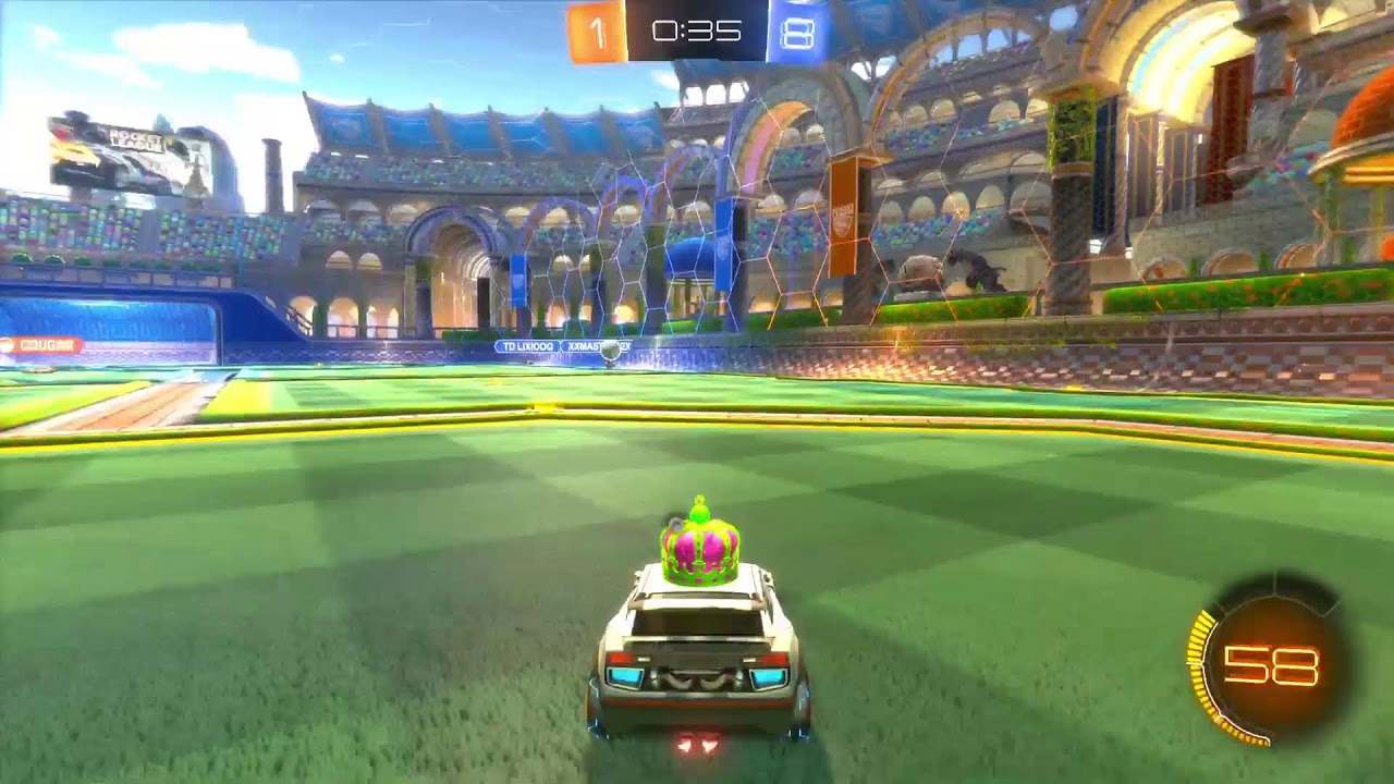 Playing Rocket League unti win 1v1