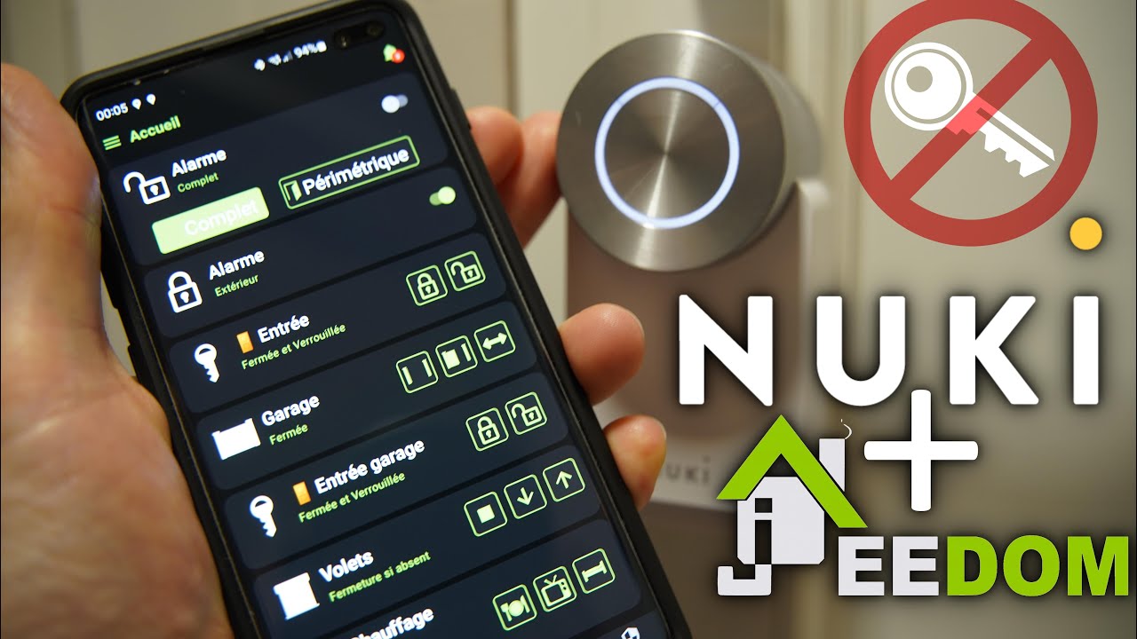 Finies les clés ! 📱🔏🚪 Nuki SmartLock + Jeedom