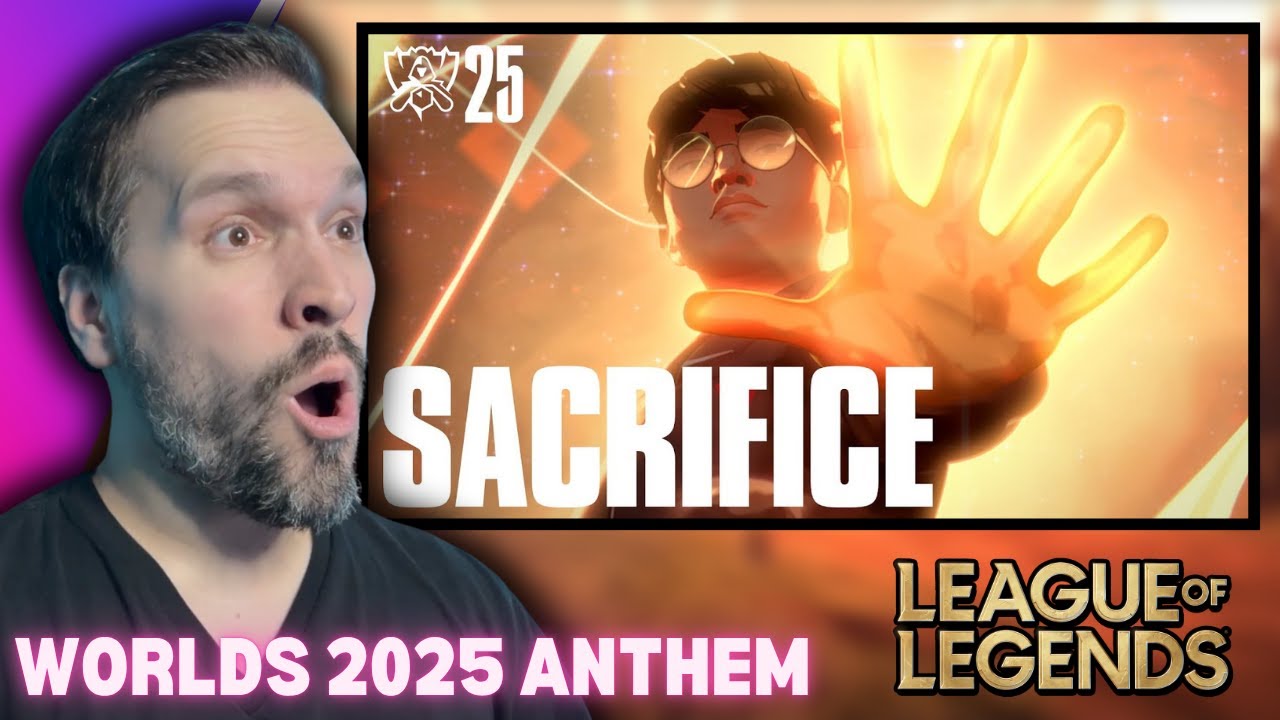 FIRST TIME Reacting To Sacrifice ft. G.E.M. (鄧紫棋) | League of Legends Worlds 2025 Anthem
