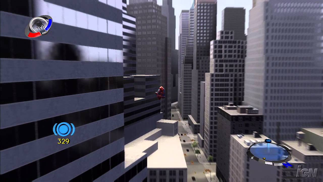 Spider-Man 3 PlayStation 3 Gameplay - Swinging Spider