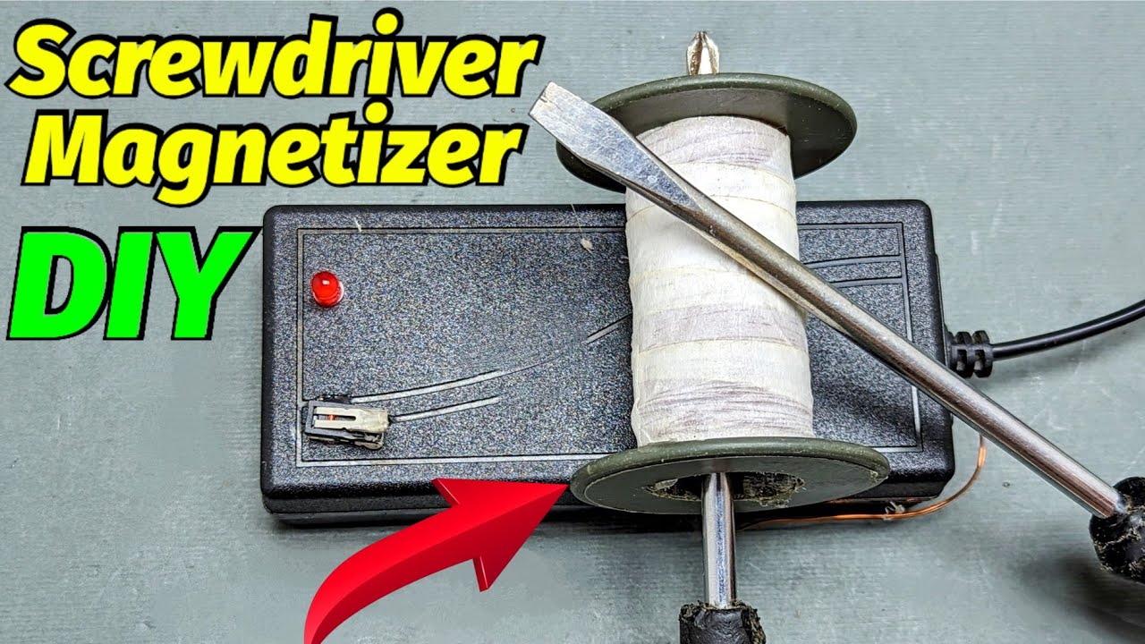 DIY MAGNETIZER | Screwdriver Magnetizer