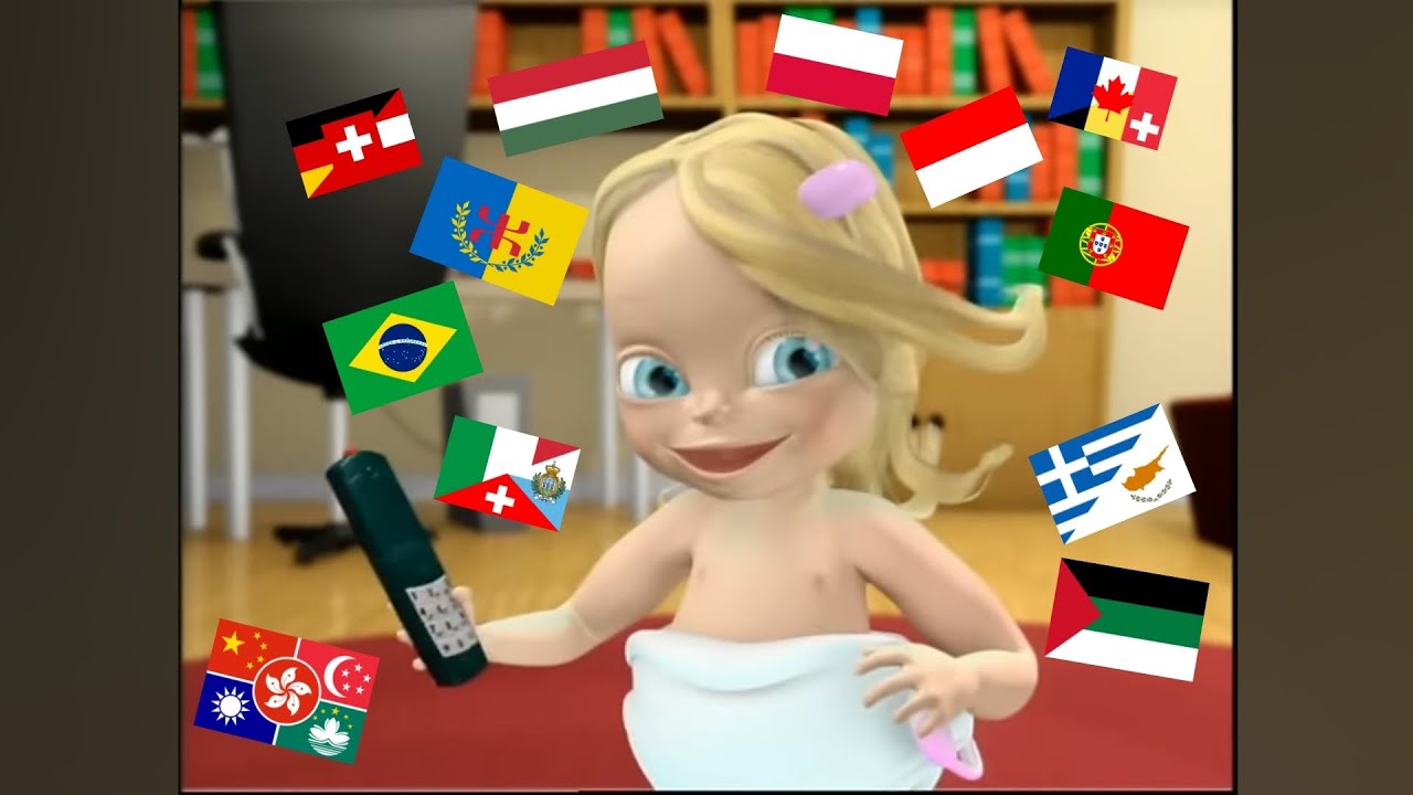 Bébé Lilly/Baby Lilly - Allo Papy (Multilanguage) 13 Versions!!! (Long Video!!!)